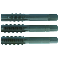 Hand tap HSS-E DIN352 set M3 blind/through-hole, nitrided